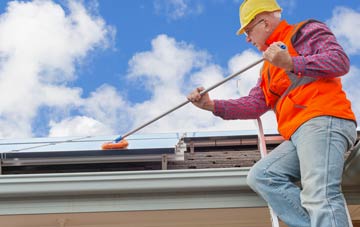 Moor End Field soft wash roof cleaning